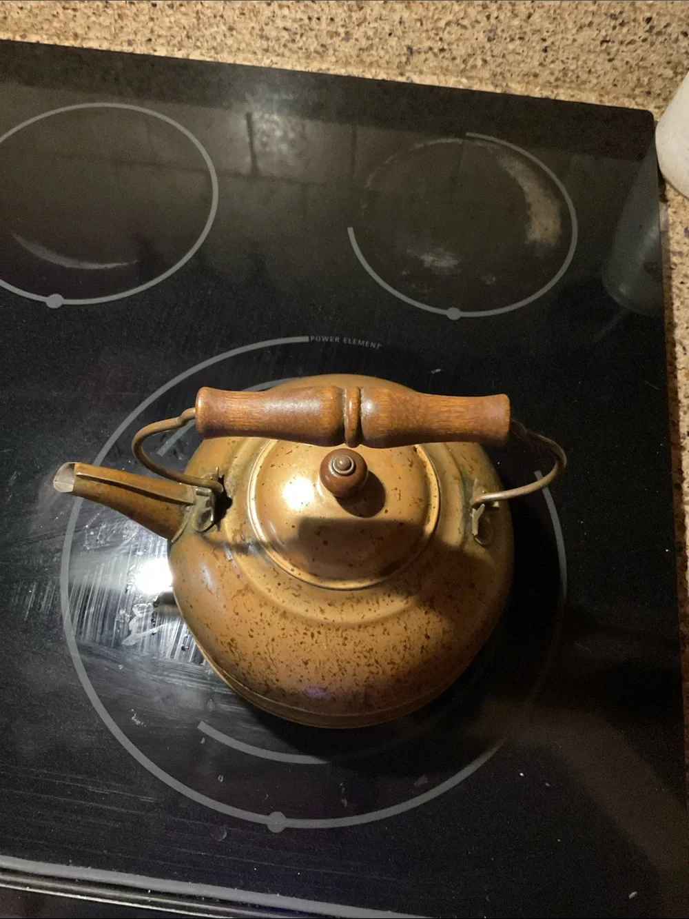Antique Copper Tea Kettle